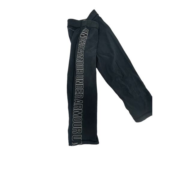 Under Armour Black Graphic Cropped Capri Leggings Women's - Picture 5 of 7